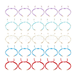 25Pcs 5 Colors Braided Nylon Cord Bracelet Making&nbsp;BJEW-PH01861