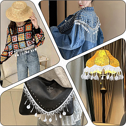 5Yards Polyester Lace Edge Trim Ribbon&nbsp;OCOR-CY0004-36A