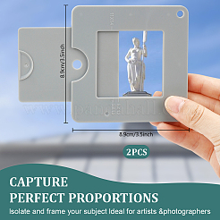 Square Plastic Fibonacci Composition View F
inder&nbsp;AJEW-WH0651-03