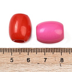 Opaque Baking Paint Acrylic European Beads&nbsp;OACR-G055-04