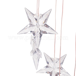 LED Solar Powered Star Wind Chime&nbsp;HJEW-I009-14