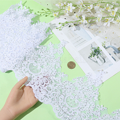 3.3Yards Polyester Lace Triming Ribbons&nbsp;SRIB-GF0001-57A