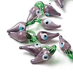 Handmade Lampwork Beads Strand&nbsp;LAMP-C008-01D