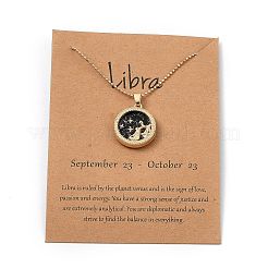 Alloy Rhinestone Pendant Necklaces&nbsp;NJEW-H306-A04-G