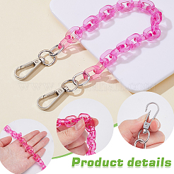 Acrylic Cable Chain Purse Chains&nbsp;PURS-WH0816-002P