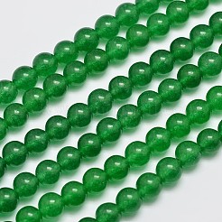 Natural & Dyed Malaysia Jade Bead Strands&nbsp;G-A146-8mm-A06