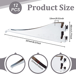 12Pcs Iron Shelf Bracket for Slotted Standards&nbsp;ODIS-UN0001-34