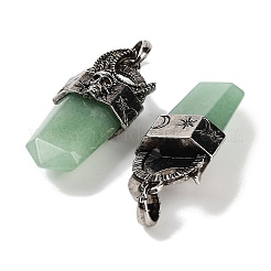 Natural & Synthetic Mixed Gemstone Faceted Sword Pendants&nbsp;G-Q163-01AS