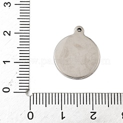 304 Stainless Steel Tibetan Style Pendants&nbsp;STAS-S185-06AS-B
