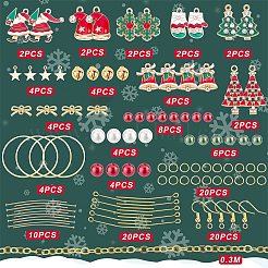 DIY Christmas Dangle Earrings Making Kit&nbsp;DIY-SC0019-52