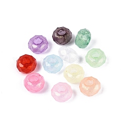 Transparent Acrylic European Beads&nbsp;OACR-Q200-14