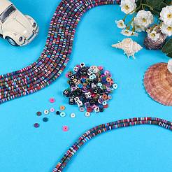 10 Strands Handmade Polymer Clay Beads Strands&nbsp;CLAY-SZ0001-62A