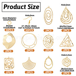 DIY Geometry Earring Making Kit&nbsp;DIY-TA0005-30