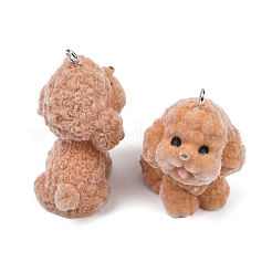 Flocky Resin Pendants&nbsp;FIND-A052-06K