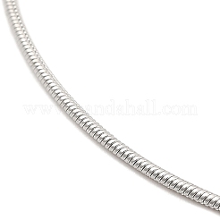 Non-Tarnish 304 Stainless Steel Snake Chain Necklace for Women&nbsp;NJEW-G104-01P
