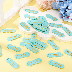 40Pcs PU Leather Craft Label Tags&nbsp;DIY-TADJ0001-22B