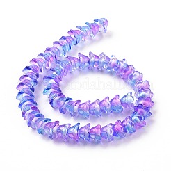 Transparent Glass Beads Strands&nbsp;LAMP-H061-01B-01