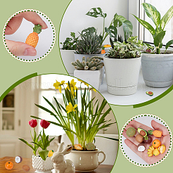 30Pcs 10 Styles Resin Fruit Miniature Ornaments&nbsp;DJEW-WR0001-11