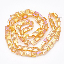 Electroplate Glass Beads Strands&nbsp;EGLA-S176-03