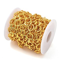 Rack Plating Brass Oval Link Chains&nbsp;CHC-N009-01G