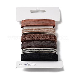 18 Yards 6 Styles Polyester Ribbon&nbsp;SRIB-C001-D01