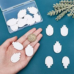 20Pcs Handmade Polymer Clay Pendants&nbsp;CLAY-CA0001-18