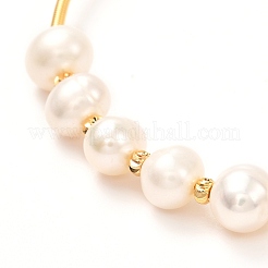 Natural Pearl Bead Bangle for Girl Women&nbsp;BJEW-JB06829