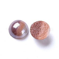 Opaque Glass Cabochons&nbsp;GGLA-S038-10G-5mm
