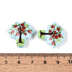 Printed Opaque Acrylic Beads&nbsp;OACR-N152-11B