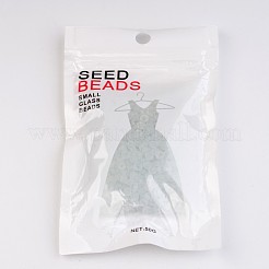 6/0 Frosted Round Glass Seed Beads&nbsp;X-SEED-A008-4mm-M1