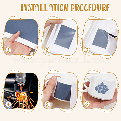 10Pcs Paper Engraving Marking Paper for Laser Engraver and Cutting Machine&nbsp;AJEW-WH0596-172