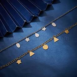 24Pcs 12 Style 304 Stainless Steel Pendants&nbsp;STAS-UN0024-37