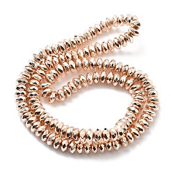 Electroplated Synthetic Non-magnetic Hematite Beads Strands&nbsp;G-I260-08D