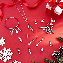 96Pcs 8 Styles Tibetan Style Alloy Pendants Sets&nbsp;TIBEP-PH0001-93