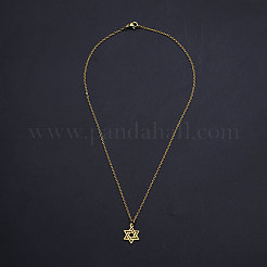201 Stainless Steel Pendant Necklaces&nbsp;NJEW-S105-JN595-40-2