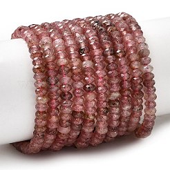 Natural Strawberry Quartz Beads Strands&nbsp;G-G343-A08-2x4mm