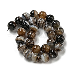 Natural Banded Agate Beads Strands&nbsp;G-NH0023-B01-01