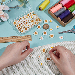 100Pcs 5 Style Polyester Ornament Accessories&nbsp;DIY-BC0015-11