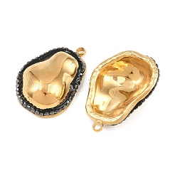 304 Stainless Steel Pendants&nbsp;STAS-P445-01B-G