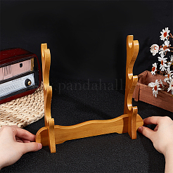3-Tier Wood Sword Display Stands&nbsp;ODIS-WH0004-12
