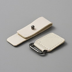 PU Imitation Leather Sew on Toggle Buckles&nbsp;FIND-WH0114-35A