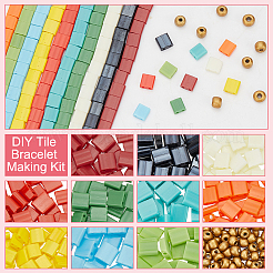 DIY Tile Bracelet Making Kit&nbsp;DIY-NB0009-74