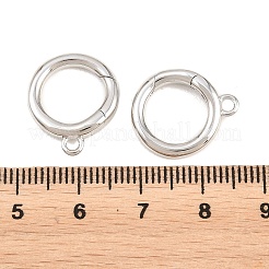 Brass Spring Gate Rings&nbsp;KK-P353-16P