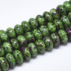 Natural Ruby in Zoisite Beads Strands&nbsp;G-T122-02S