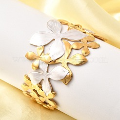 304 Stainless Steel Cuff Bangles for Women&nbsp;BJEW-F509-03D-G