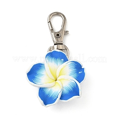 Handmade Polymer Clay Flower Pendant Decorations&nbsp;HJEW-JM04050