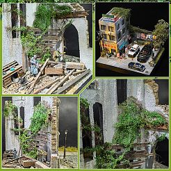 Resin Simulation Root Vine Vegetation Model&nbsp;DIY-WH20053-65E