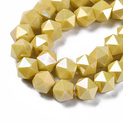 Electroplate Glass Beads Strands&nbsp;EGLA-S194-14A-A01