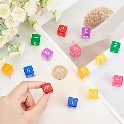 14Pcs 7 Colors Acrylic Pendants&nbsp;TACR-SC0001-12