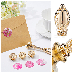 Alloy Handle and Brass Wax Seal Stamp Head Sets&nbsp;DIY-CP0004-70C